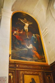 Autre tableau célèbre: une Crucifixion probablement du 19ème siècle. Cliché personnel