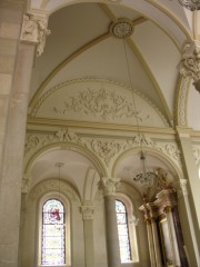Elévation de la nef de l'église des Breuleux. Cliché personnel