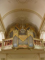 Orgue Saint-Martin de l'église des Breuleux. Cliché personnel