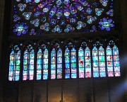 La galerie des 16 prophètes sous la rose Sud. Cliché personnel