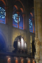 L'orgue de choeur dans son environnement. Cliché personnel