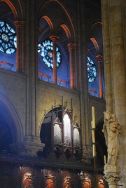 L'orgue de choeur dans son environnement. Cliché personnel