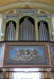 Orgue vu de face au zoom. Cliché personnel