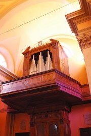 Vue de l'orgue Mascioni de Magadino. Cliché personnel