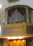 Orgue Franzetti (1855) de l'église San Martino de Ronco s. Ascona. Cliché personnel (juin 2012)