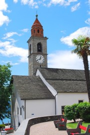 Vue de l'église vers le Sud. Cliché personnel