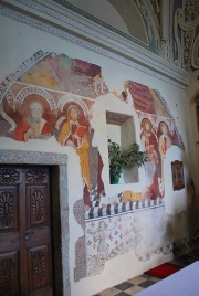Peintures murales (par Antonio da Tradate, vers 1500). Cliché personnel