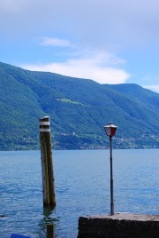 Le port d'Ascona sur le lac Majeur. Cliché personnel (juin 2012)