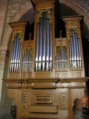 Une vue de l'orgue Garnier de Morteau. Cliché personnel