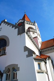 Vue extérieure de l'église réformée, Weinfelden. Cliché personnel (automne 2012)