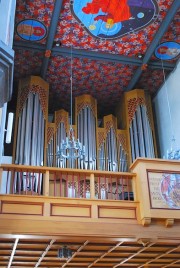 Vue de l'orgue Mathis (1983). Cliché personnel