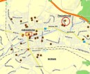 Situation des deux églises caholiques de Gossau. Crédit: http://map.search.ch/9200-gossau/otmarstr.24?z=512