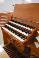 Console de l'orgue. Cliché personnel