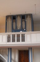 Orgue Goll de l'église réformée de Scherzingen. Cliché personnel (automne 2012)