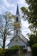 Vue extérieure de l'église de Scherzingen. Cliché personnel