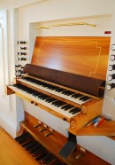 Console de l'orgue. Cliché personnel