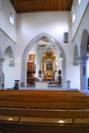 Nef de l'église St. Pelagius. Cliché personnel