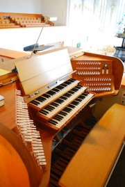 Console de l'orgue. Cliché personnel