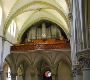 Une dernière vue de l'orgue Kuhn (1949). Cliché personnel