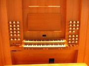 La console de l'orgue. Cliché personnel