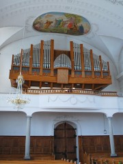 Le grand orgue Kuhn. Cliché personnel