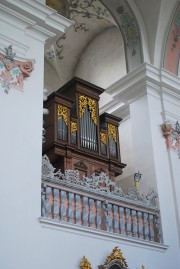 L'orgue de choeur remontant à la fin de la Renaissance. Cliché personnel