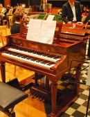 Clavecin Pleyel du Conservatoire de Lausanne, entendu en décembre 2013. Cliché personnel