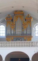 Vue de l'orgue Cäcilia de Kriens. Cliché personnel (mai 2013)