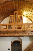 L'orgue Füglister de l'église de Lessoc. Cliché personnel (été 2013)