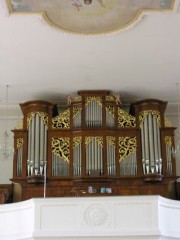 Manuf. de St-Martin, orgue de Mervelier (Jura), 1990. Cliché personnel