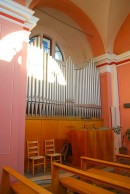 Vue de l'orgue Mascioni de Cugnasco. Cliché personnel (sept. 2013)