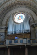 Vue de l'orgue Mascioni de Agno. Cliché personnel (sept. 2013)