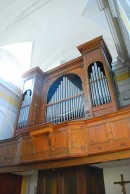 Orgue de l'église de Brusino-Arsizio. Cliché personnel (sept. 2013)