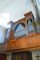 Orgue de l'église de Brusino-Arsizio. Cliché personnel (sept. 2013)