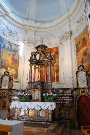 Eglise paroissiale San Vitale: vue du choeur. Cliché personnel