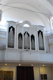 Eglise paroissiale San Vitale: vue de l'orgue italien. Cliché personnel