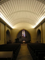 Intérieur du Temple de St-Blaise. Cliché personnel