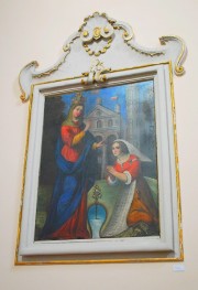 Autre peinture dans ce lieu (signé: Madonna di Cavaraggio, Bartolo Chizoleti, 1760). Cliché personnel