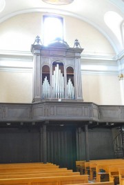 Vue de l'orgue avec la nef. Cliché personnel