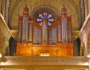 Orgue de l'église des Dominicains à Paris (buffet Merklin). Nous donnons dans le texte la composition originale réalisée par X. Silbermann. Source: http://www.le222.org/Le-couvent-de-l-Annonciation-en.html