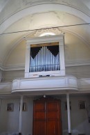 Vue de l'orgue italien de Ponto Valentino. Cliché personnel (sept. 2013)