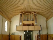 Manuf. de St-Matin, orgue du temple de Dombresson. Cliché personnel