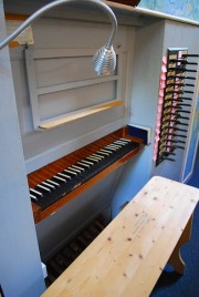 Console de l'orgue. Cliché personnel