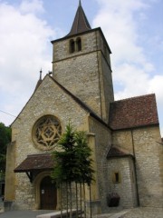 Collégiale de Valangin (en juin 2007). Cliché personnel