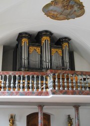 Orgue St.Martin (1974): église catholique de Walenstadt (St-Gall). Cliché personnel 