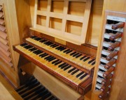 Console de l'orgue. Cliché personnel