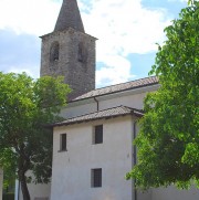 Vue de l'église de Monte Carasso. Cliché personnel privé