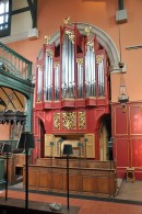 Vue de l'orgue St-Martin SA, à St Michael and All Angels Church, Bedford Park (London). Cliché de la Manufacture