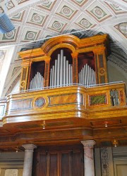 Vue de l'orgue. Cliché personnel privé