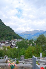 Vue du village de Chironico. Cliché personnel